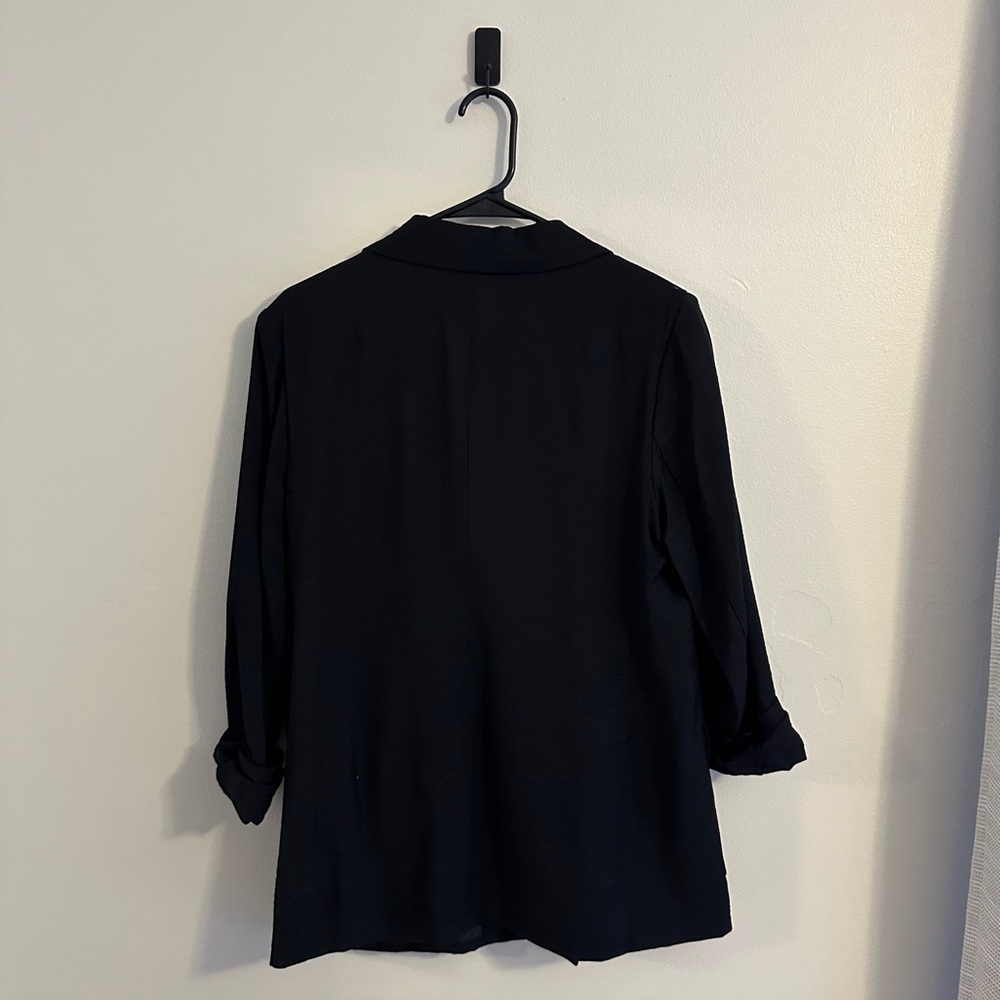 Simply Vera Vera Wang Lightweight Blazer in Black NWOT - Picture 2 of 6
